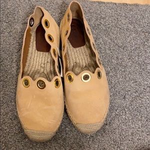 Worn Chloe Espadrille Flats